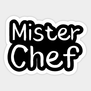 Mister Chef Sticker